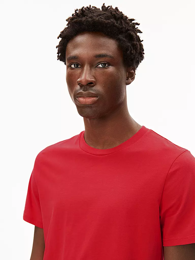 ARMEDANGELS | T-Shirt JAAMES | rot