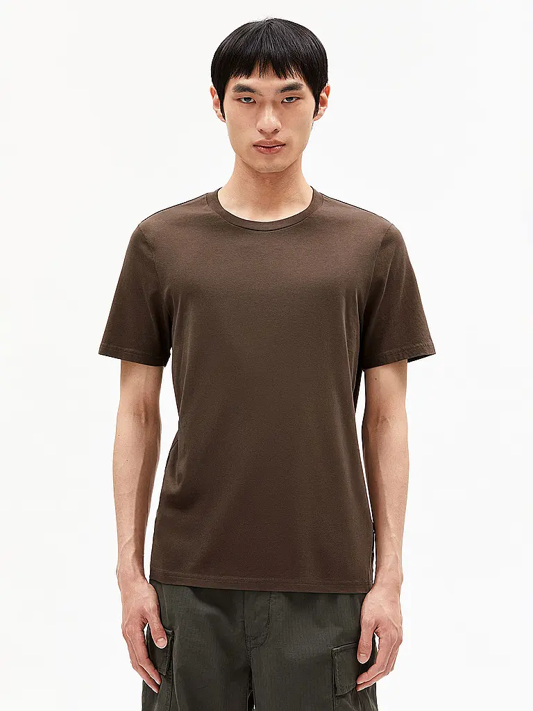 ARMEDANGELS | T-Shirt JAAMES | braun