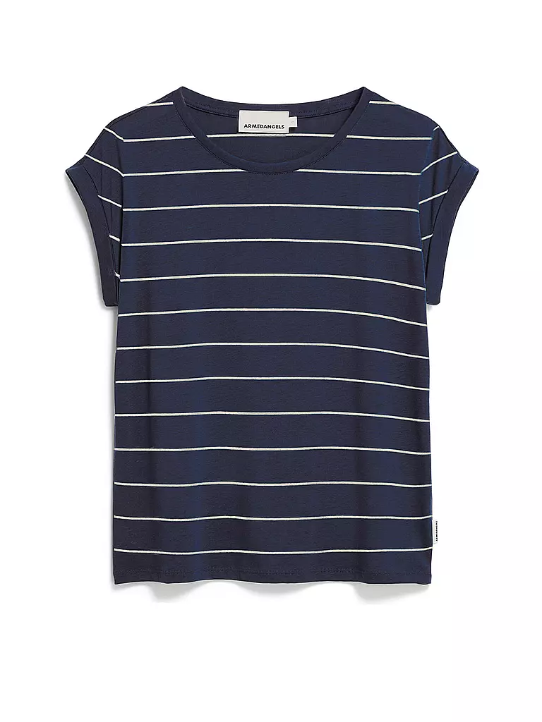 ARMEDANGELS | T-Shirt JILAANA | Bleu foncé