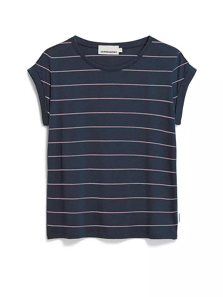 ARMEDANGELS | T-Shirt JILAANA | Bleu foncé