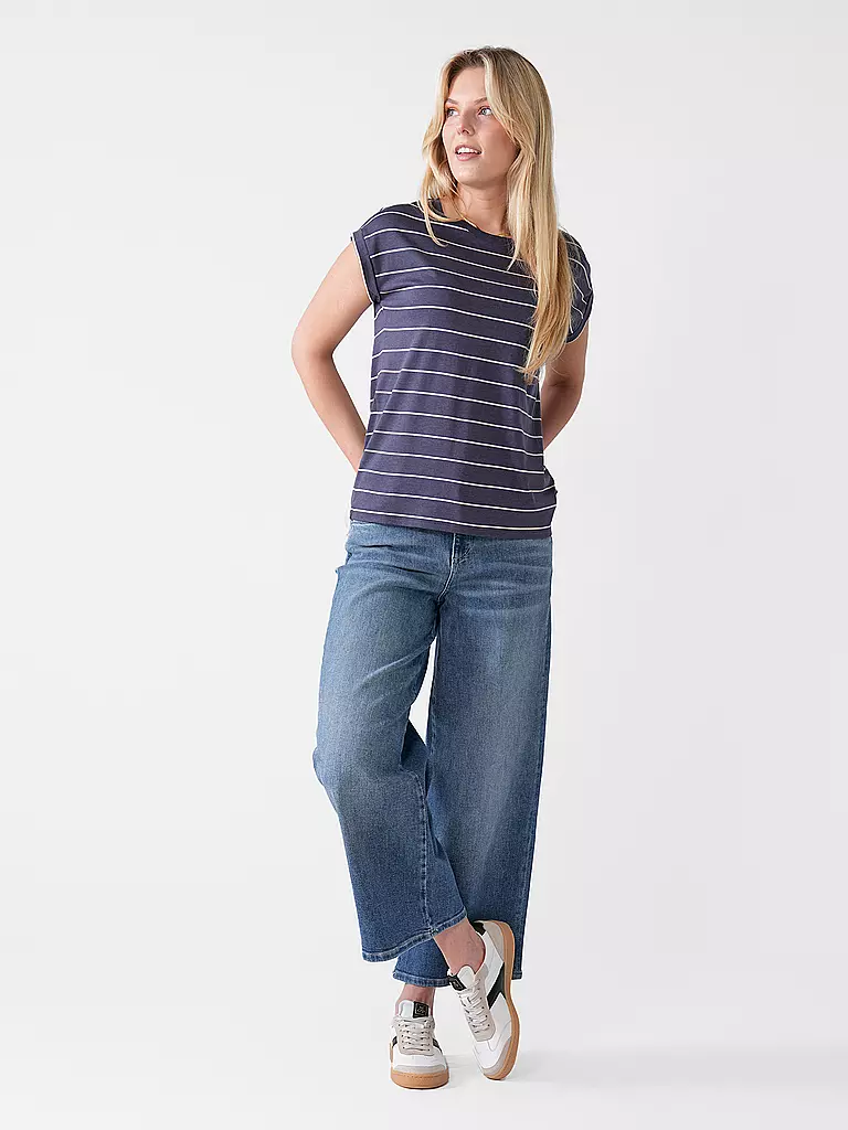 ARMEDANGELS | T-Shirt JILAANA | Bleu foncé