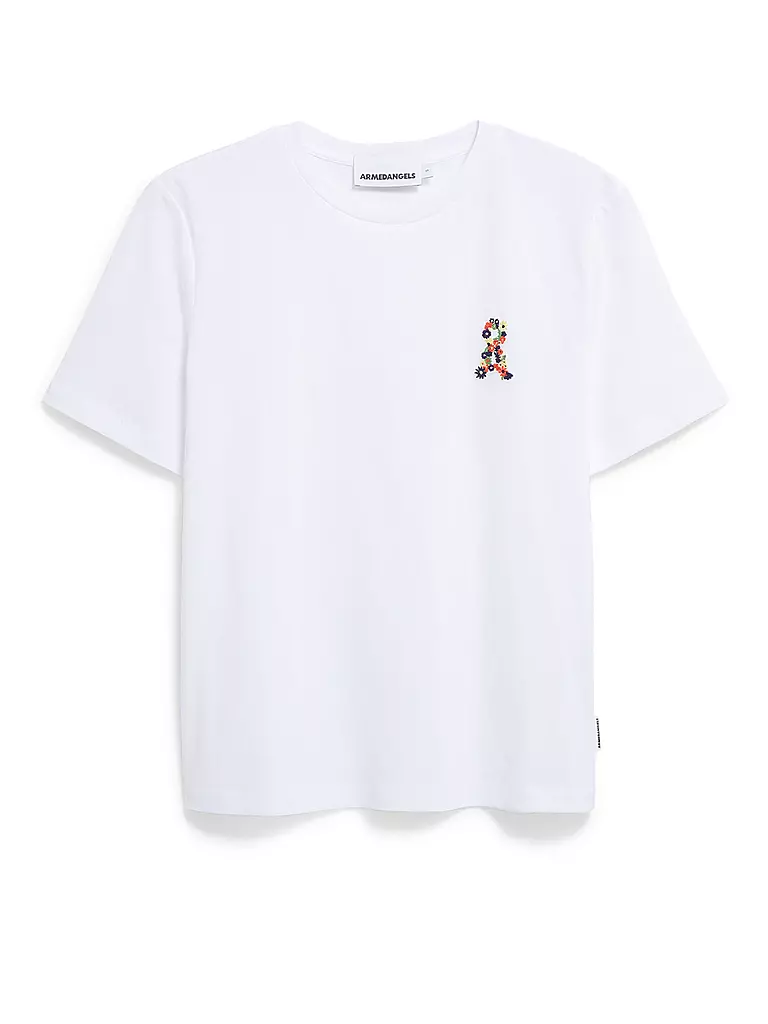 ARMEDANGELS | T-Shirt LUALAA FLOWER | Blanc