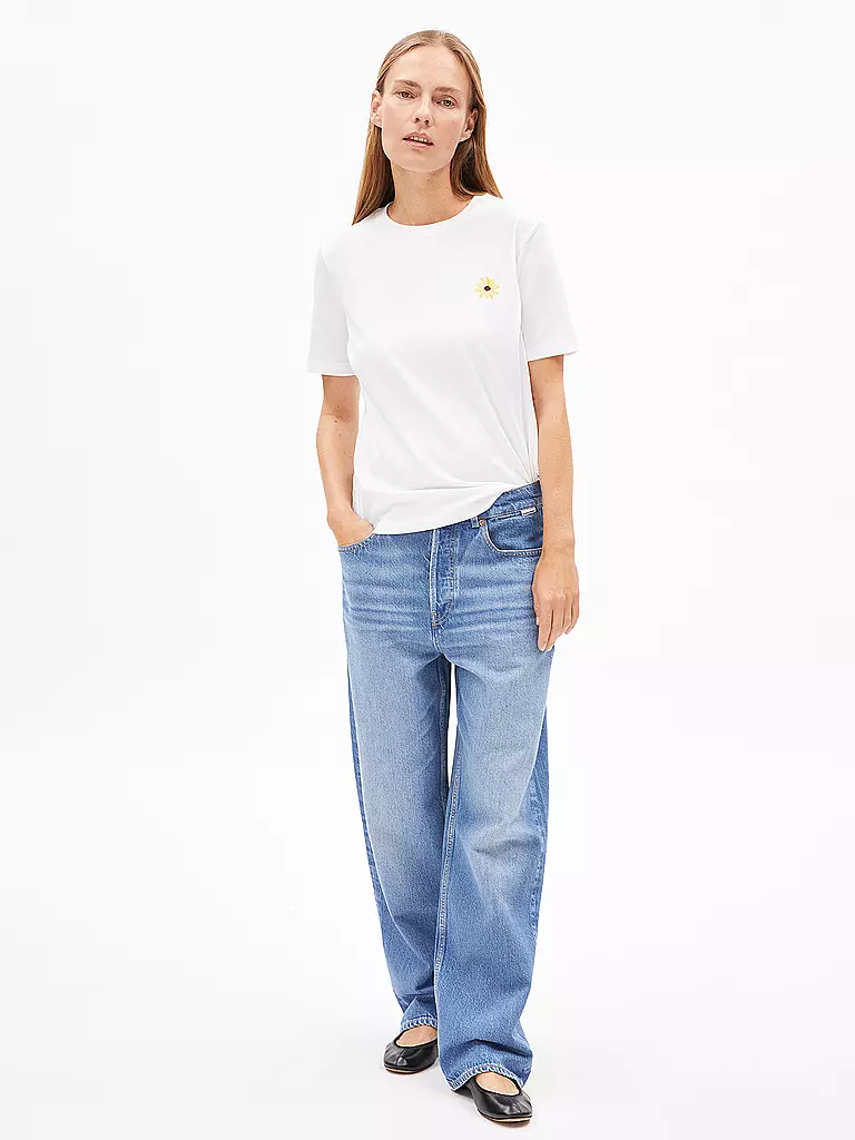 ARMEDANGELS | T-shirt LUALAA FLOWER | Blanc