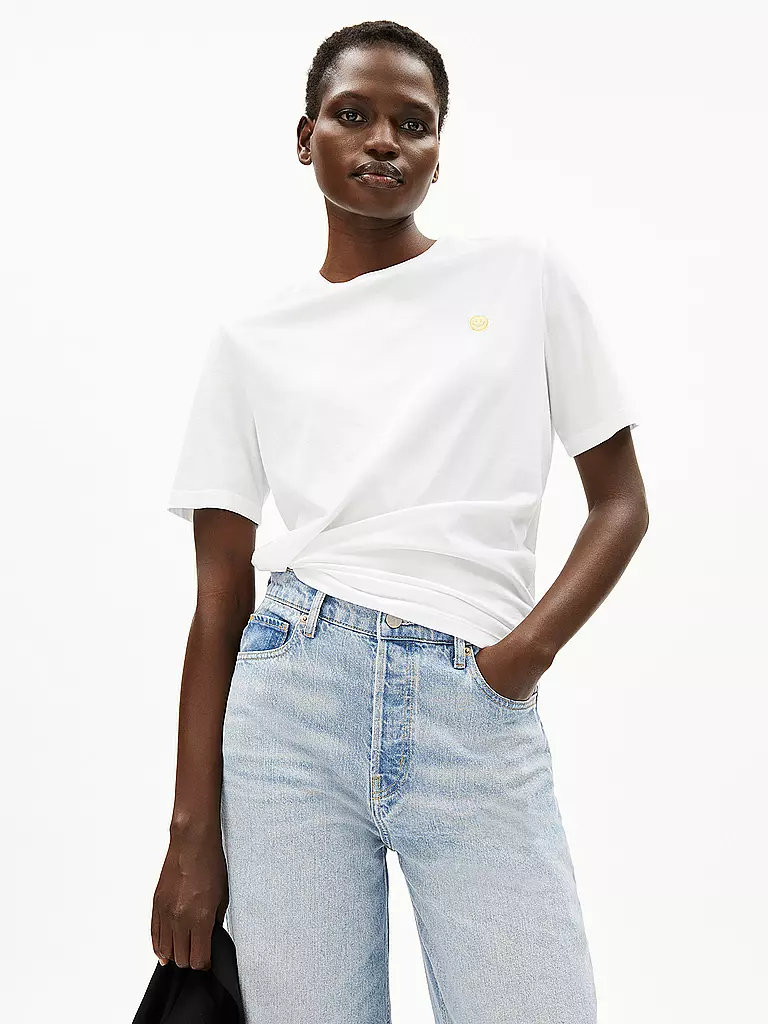 ARMEDANGELS | T-Shirt LUALAA | Blanc