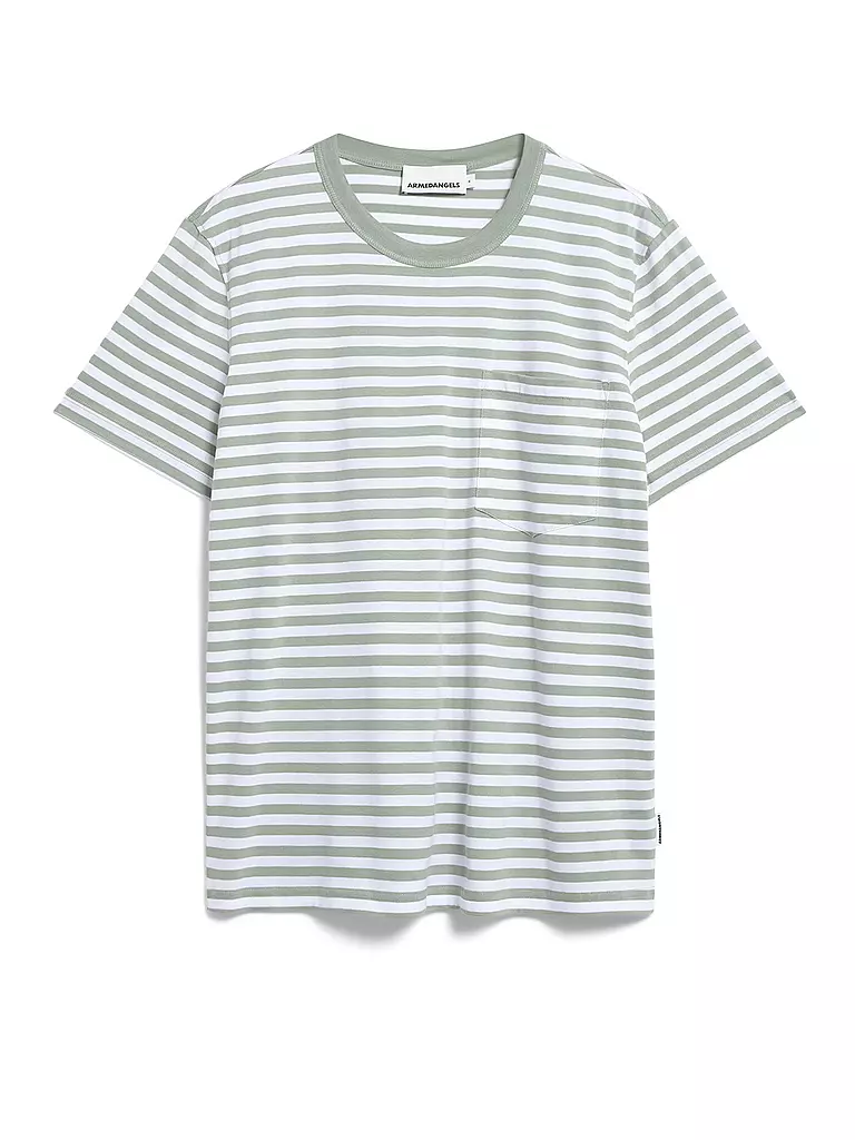 ARMEDANGELS | T-shirt MAARKOS POCKET | hellgrün