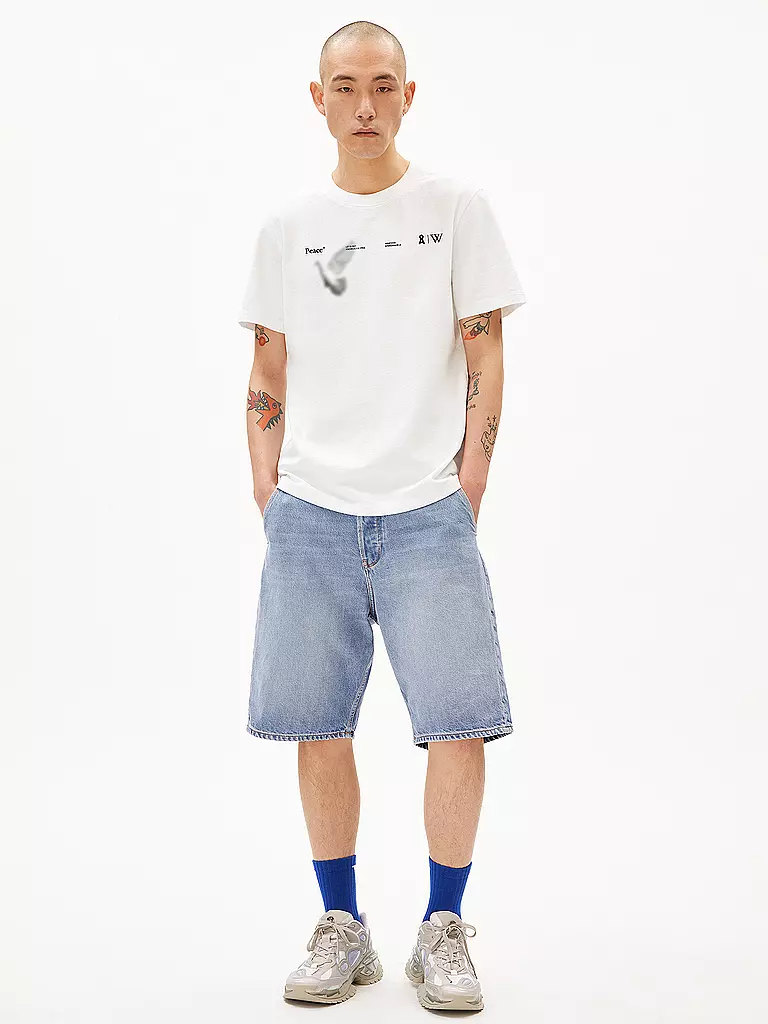 ARMEDANGELS | T-Shirt MAARKOS WIKIPEDIA | Blanc