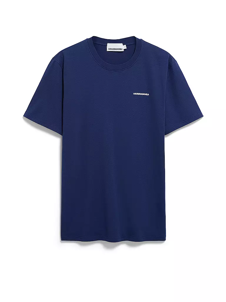 ARMEDANGELS | T-Shirt MAARKOS | Bleu foncé