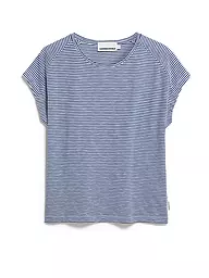 ARMEDANGELS | T-Shirt ONELIAA LOVELY STRIPES | Bleu