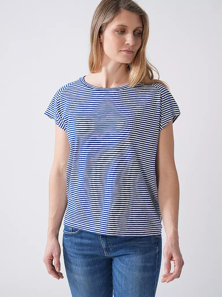 ARMEDANGELS | T-Shirt ONELIAA LOVELY STRIPES | blau