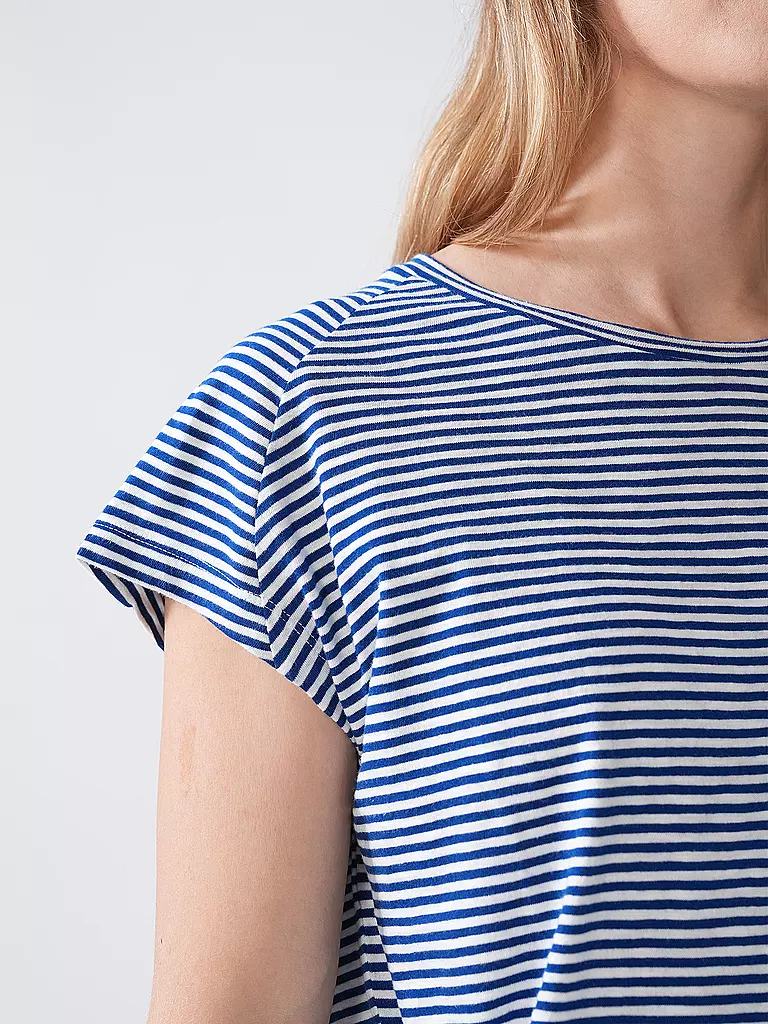 ARMEDANGELS | T-Shirt ONELIAA LOVELY STRIPES | blau