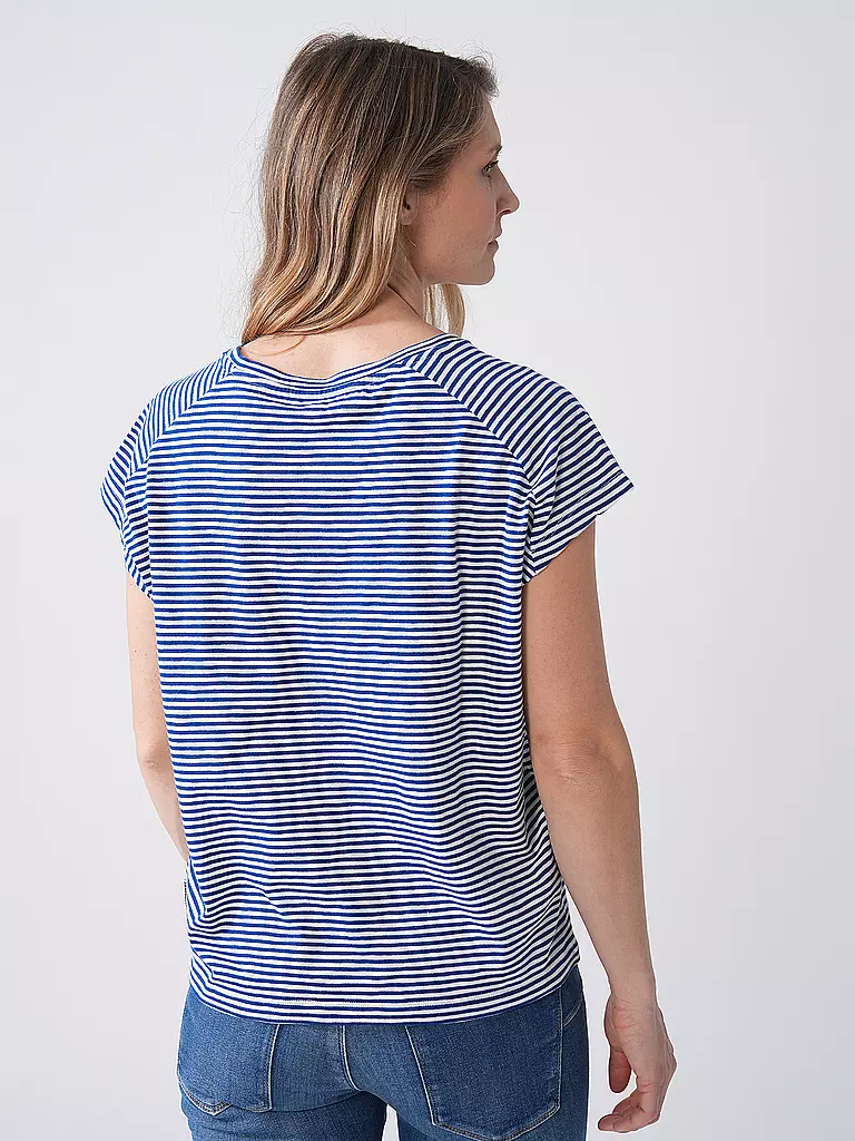 ARMEDANGELS | T-Shirt ONELIAA LOVELY STRIPES | blau