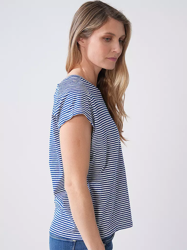 ARMEDANGELS | T-Shirt ONELIAA LOVELY STRIPES | blau