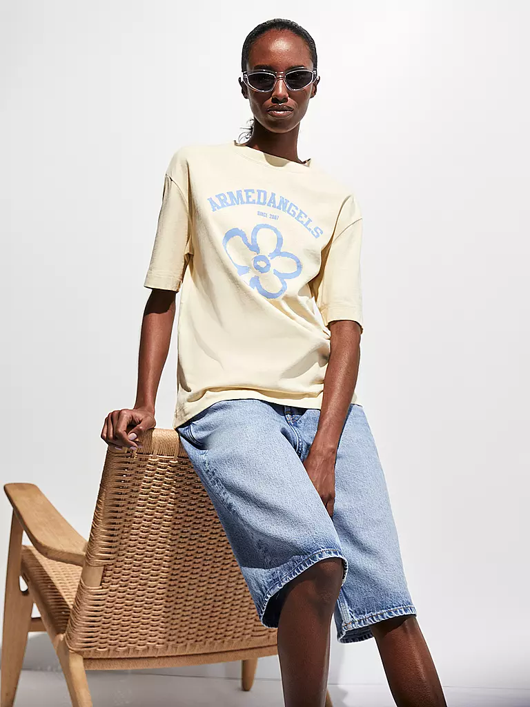 ARMEDANGELS | T-shirt TARJAA LOGO FLOWAA | 