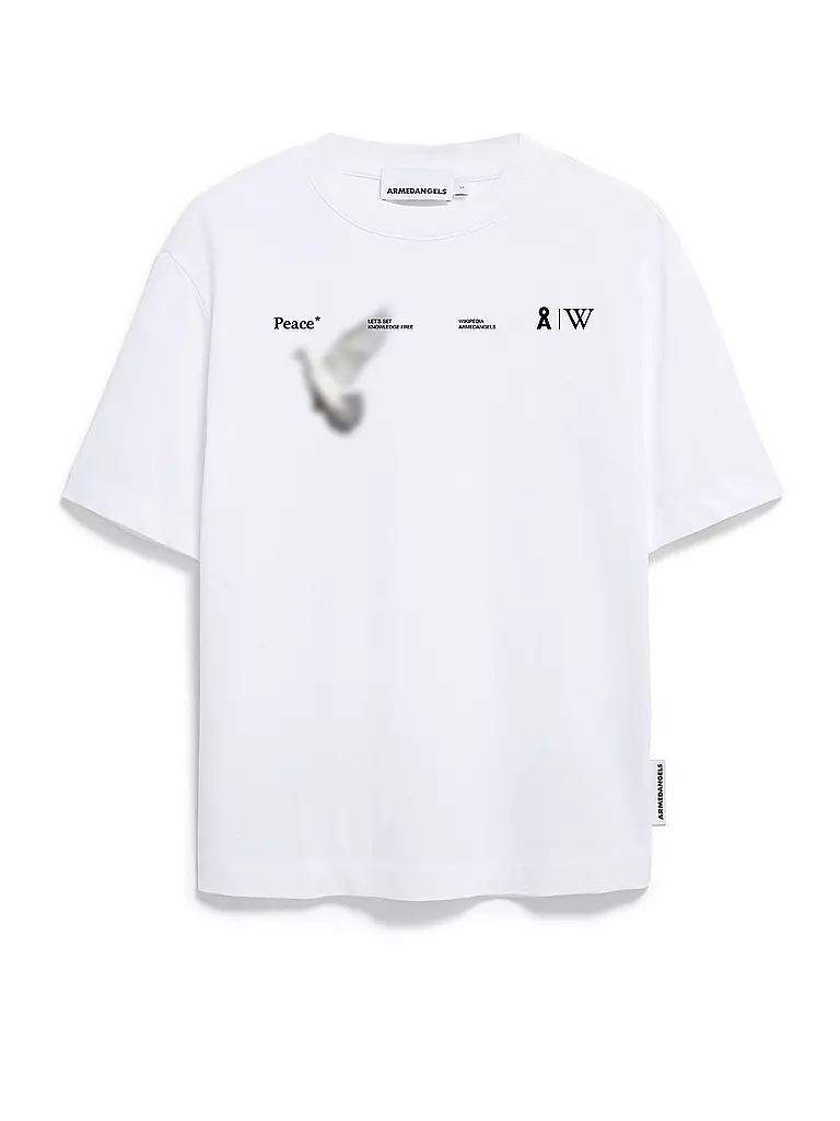 ARMEDANGELS | T-Shirt TARJAA WIKIPEDIA | Blanc