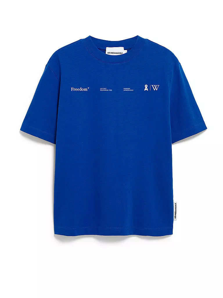 ARMEDANGELS | T-Shirt TARJAA WIKIPEDIA | Bleu