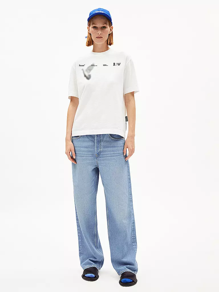 ARMEDANGELS | T-Shirt TARJAA WIKIPEDIA | Blanc