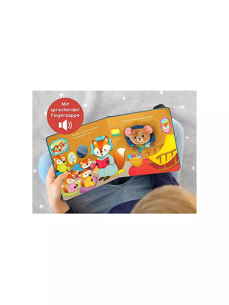 ARS EDITION VERLAG | Livre - Ma marionnette à doigt parlante : Que dit l'ours ? | Aucune couleur