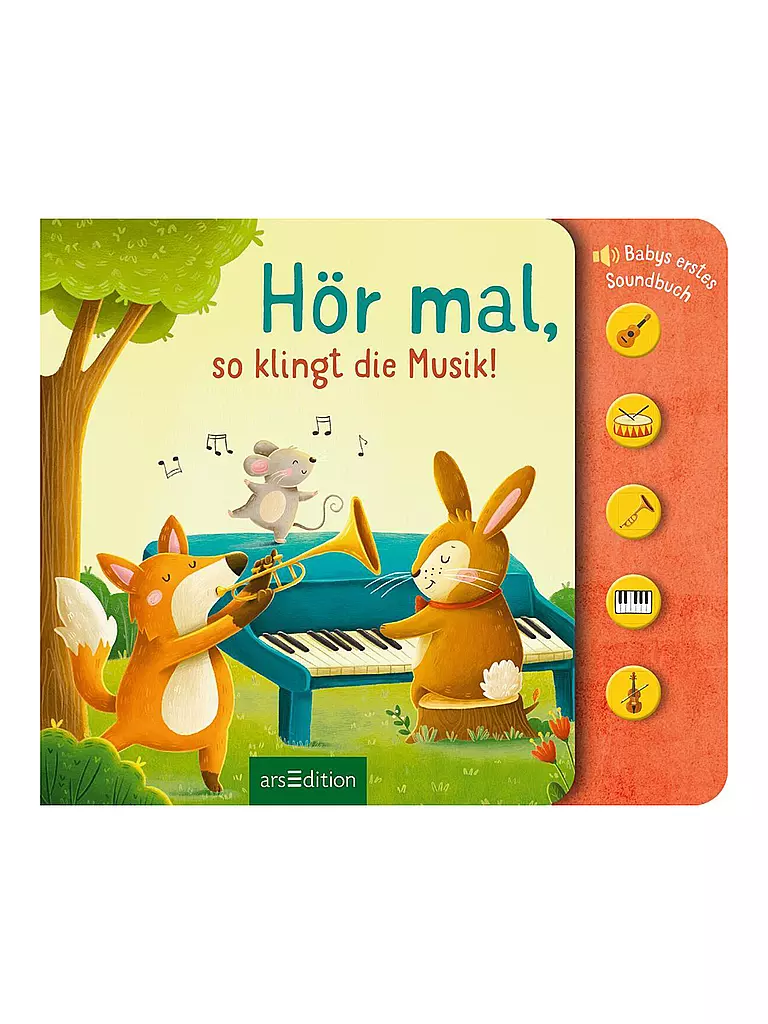 ARS EDITION VERLAG | Livre sonore - Écoute, voici le son de la musique ! | Aucune couleur