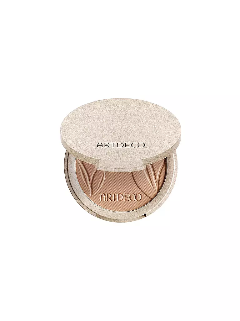 ARTDECO GREEN COUTURE | Fond de teint compact Natural Finish (3 Warm Honey) | braun