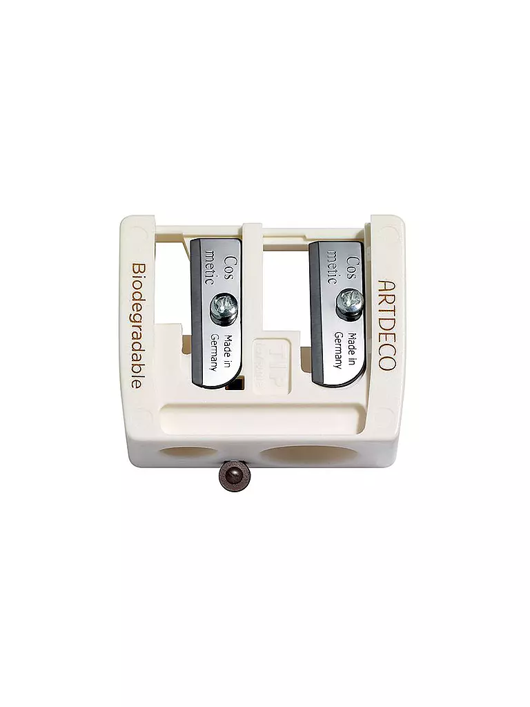 ARTDECO GREEN COUTURE | Spitzer - Taille-crayon double pour crayons en bois | Aucune couleur