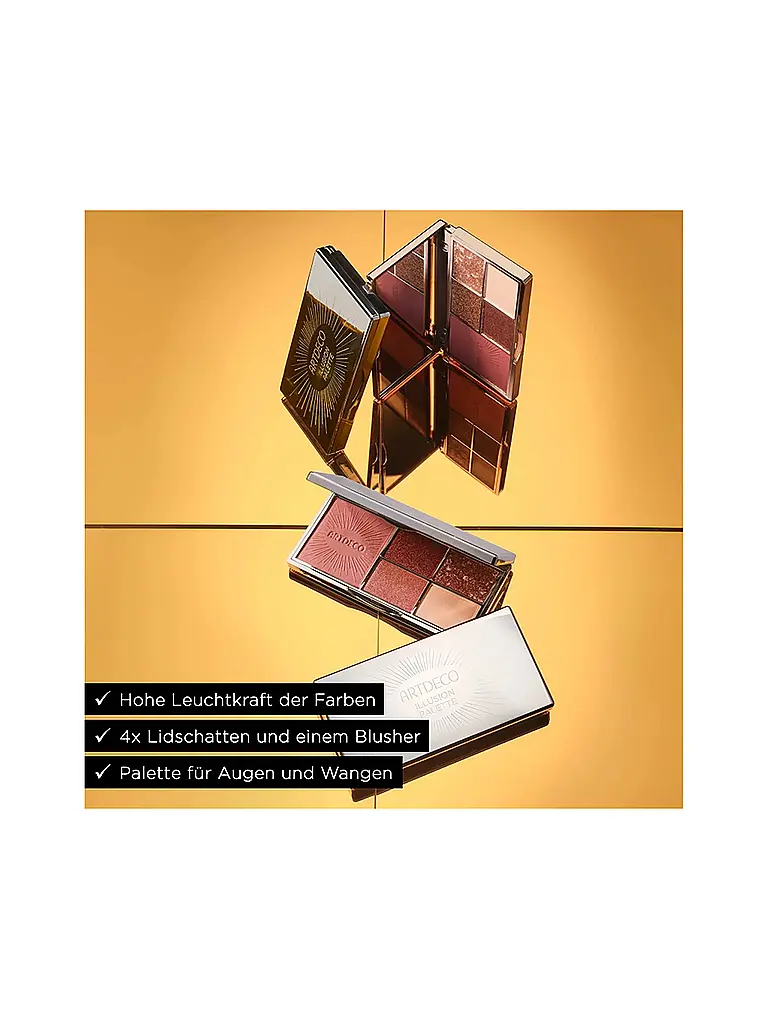 ARTDECO | Lidschatten - Illusion Palette pour les joues et les yeux | 