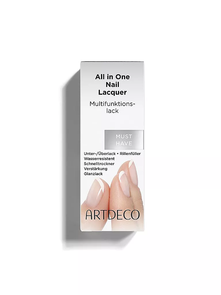ARTDECO | Soin des ongles - Vernis à ongles All in One 10ml | Transparent