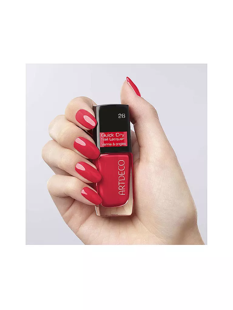 ARTDECO | Vernis à ongles - Quick Dry Nail Lacquer (28 cranberry syrup) | Rouge