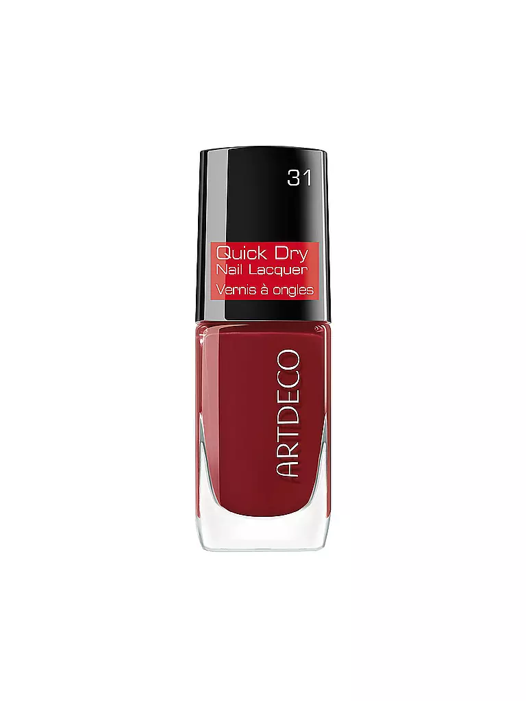ARTDECO | Vernis à ongles - Quick Dry Nail Lacquer (31 confident red) | dunkelrot