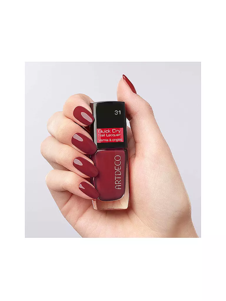 ARTDECO | Vernis à ongles - Quick Dry Nail Lacquer (31 confident red) | dunkelrot