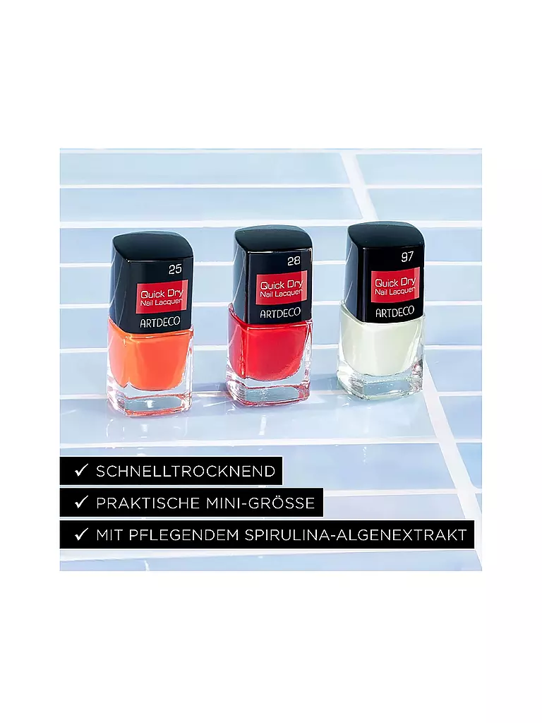ARTDECO | Vernis à Ongles Séchage Rapide (31 Confident Red) | 