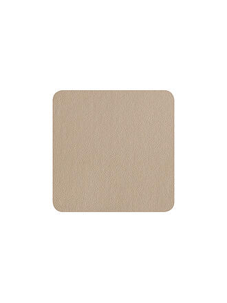 ASA SELECTION | Sous-verres aspect cuir 10x10cm lot de 4 Stone