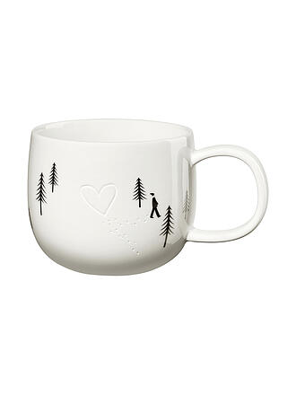ASA SELECTION | Mug HEART IN SNOW 400ml Joy / Snow Tracks
