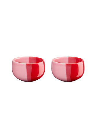 ASA SELECTION | Coquetiers Lot de 2 JOY 4,7x3cm Strawberry Smoothie