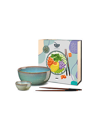 ASA SELECTION | Bol à céréales 3 pièces POKE BOWL Tamari Mint