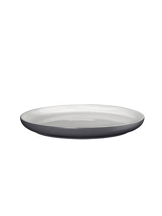 ASA SELECTION | Assiette à dessert EAT,SLEEP,REPEAT 22cm Gris