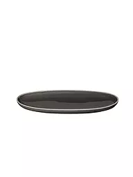 ASA SELECTION | Assiette à apéritif ovale 20x10cm SEMANA Herb | Gris