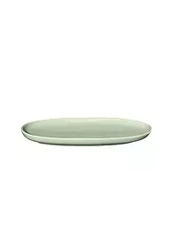 ASA SELECTION | Assiette à apéritif ovale 20x10cm SEMANA Herb | Menthe