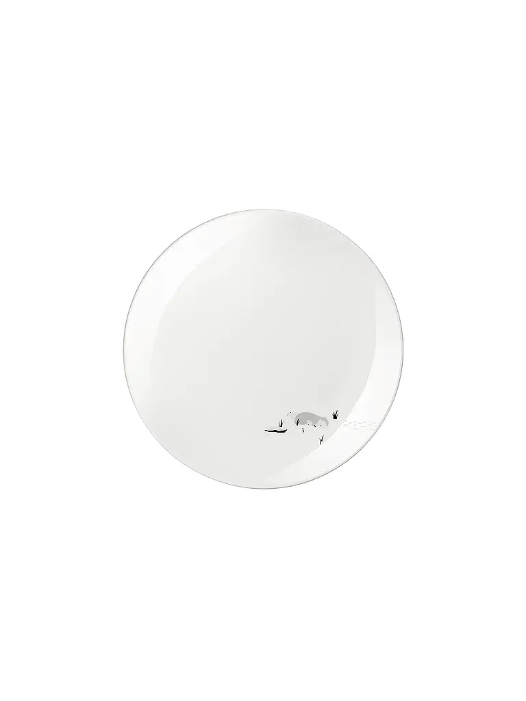 ASA SELECTION | Assiette à dessert de Noël 20,5cm Pôle Nord | Blanc