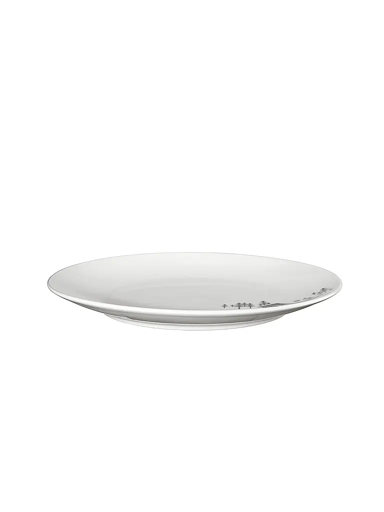 ASA SELECTION | Assiette à dessert de Noël 20,5cm Sled Dogs | Blanc