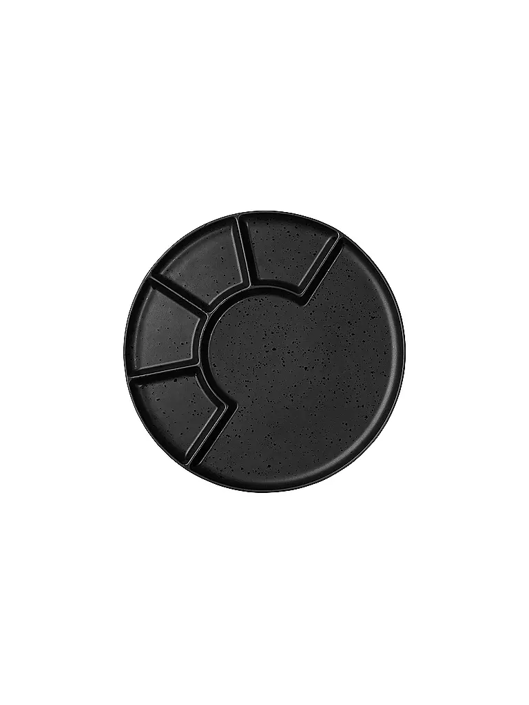 ASA SELECTION | Assiette à fondue apéritif 24,2cm Coppa Kuro/Noir | schwarz