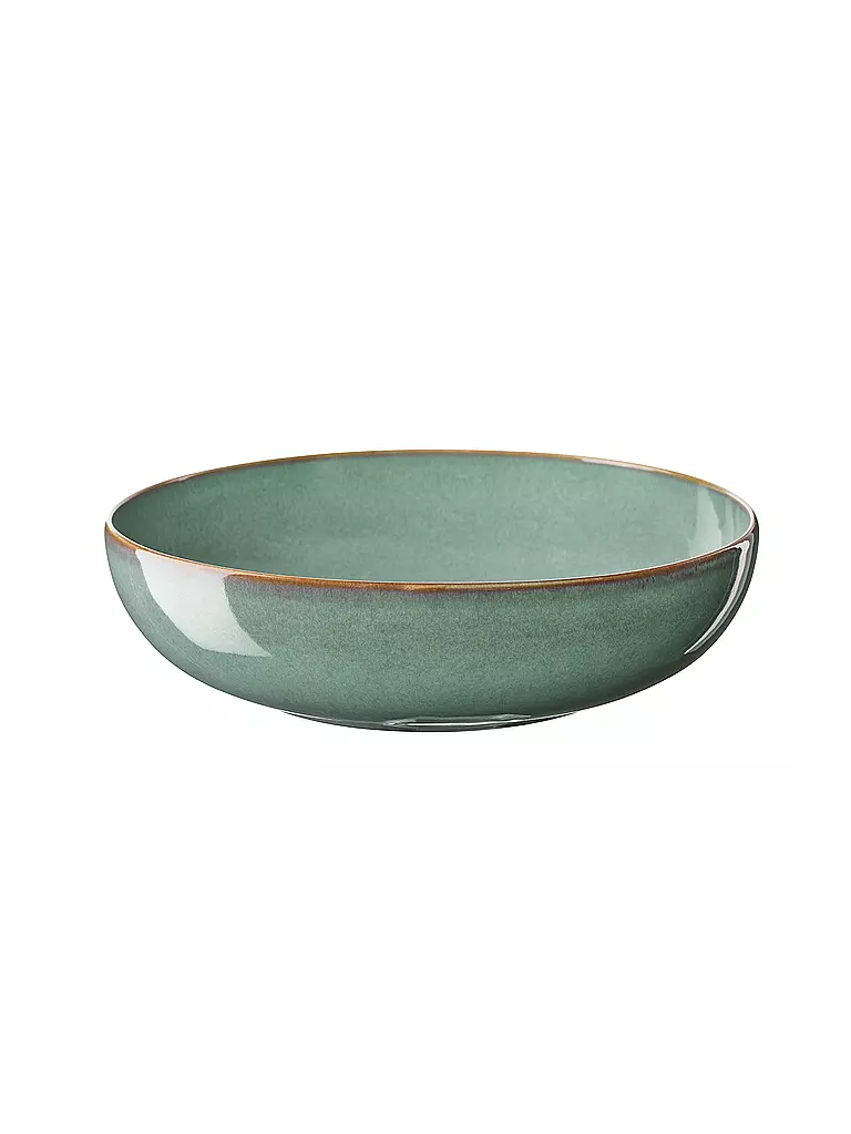 ASA SELECTION | Assiette à soupe / pâtes Saisons Eucalyptus 21cm | Vert