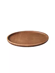 ASA SELECTION | Assiette en bois "Wood" 25cm (Acacia Massif) | Marron