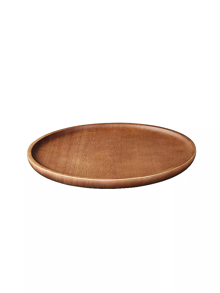 ASA SELECTION | Assiette en bois "Wood" 25cm (Acacia Massif) | braun