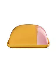 ASA SELECTION | Beurrier grand JOY 15x12x7cm Black Currant Smoothie | Jaune