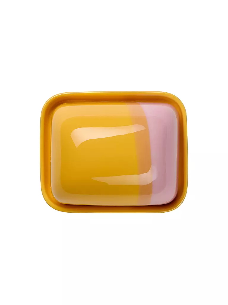 ASA SELECTION | Beurrier petit JOY 11x9x6cm Smoothie Fruit de la Passion | gelb