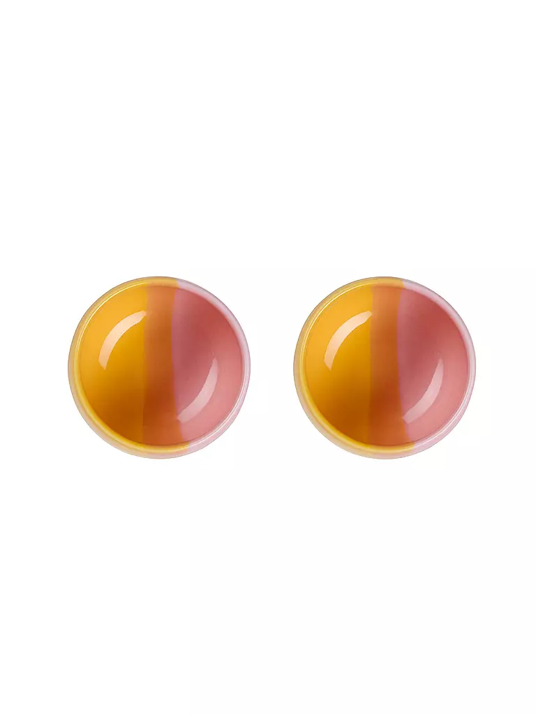 ASA SELECTION | Coquetiers Lot de 2 JOY 4,7x3cm Smoothie Fruit de la Passion | Jaune