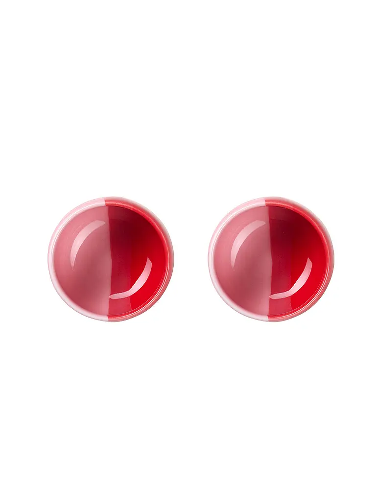 ASA SELECTION | Coquetiers Lot de 2 JOY 4,7x3cm Strawberry Smoothie | 