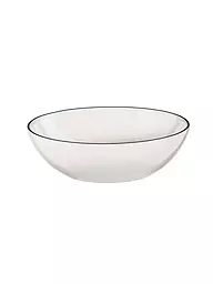 ASA SELECTION | Coupe "à table ligne noir" 15,5cm  | Blanc