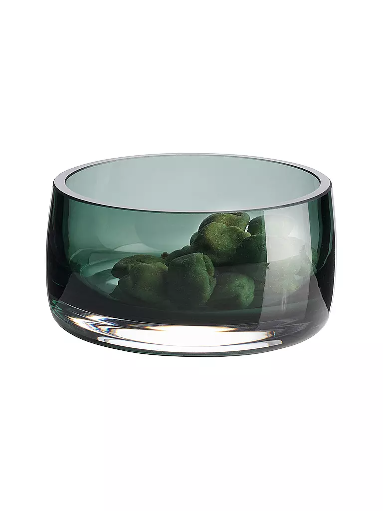 ASA SELECTION | Coupe en verre AJANA 10cm Green | dunkelgrün