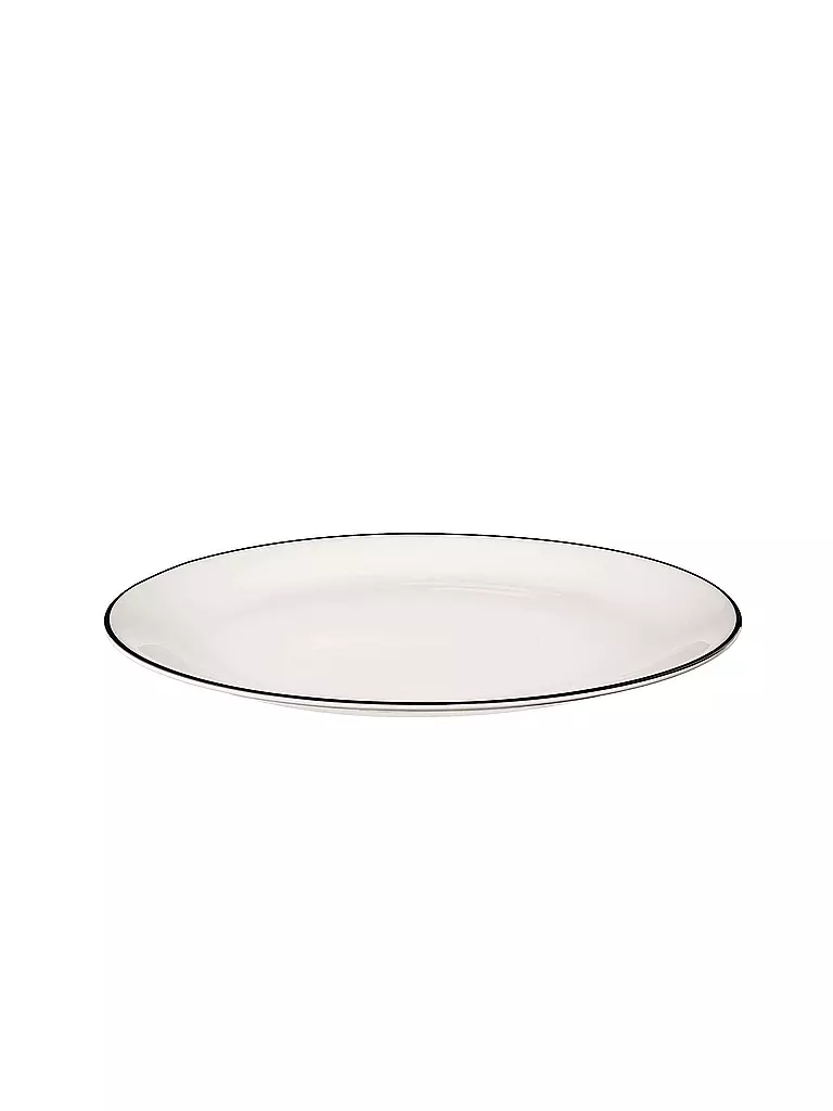ASA SELECTION | Desserteller "à table ligne noir" 21cm  | Blanc